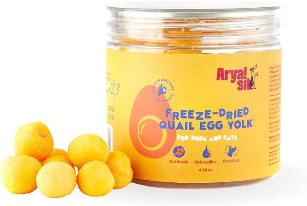 Freeze-Dried Single Ingredient Dog Treats (Egg Yolk 5oz) | Amazon (US)