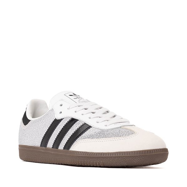 Womens adidas Samba OG Athletic Shoe - Crystal White / Core White / Silver Metallic | Journeys