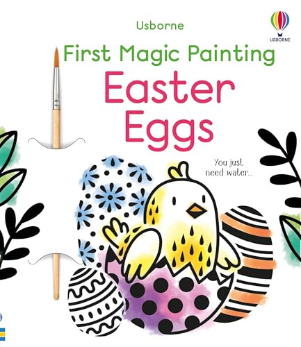 First Magic Painting Easter Eggs: A Fun Interactive Coloring Book for Toddlers with Waterproof Pa... | Amazon (US)