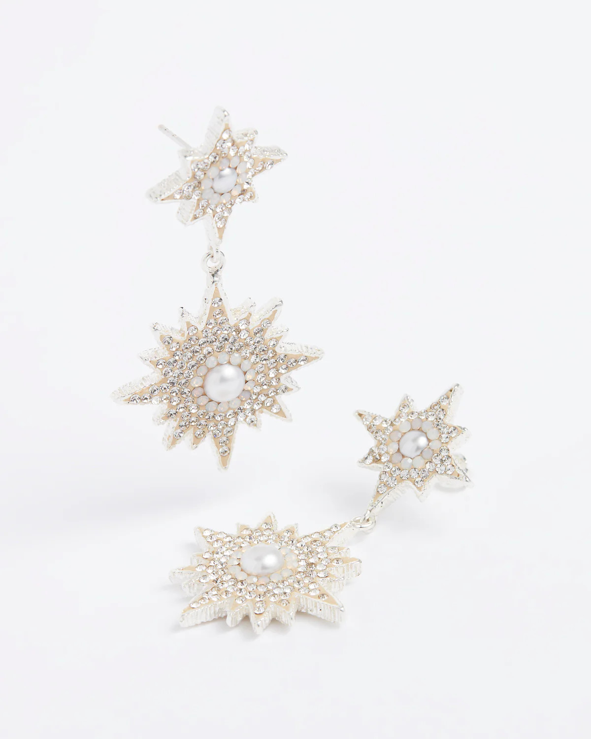 Supernova Earrings, Silver | Soru Jewellery