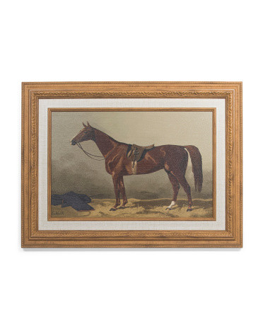 24X18 Sport Horse Wall Art | TJ Maxx