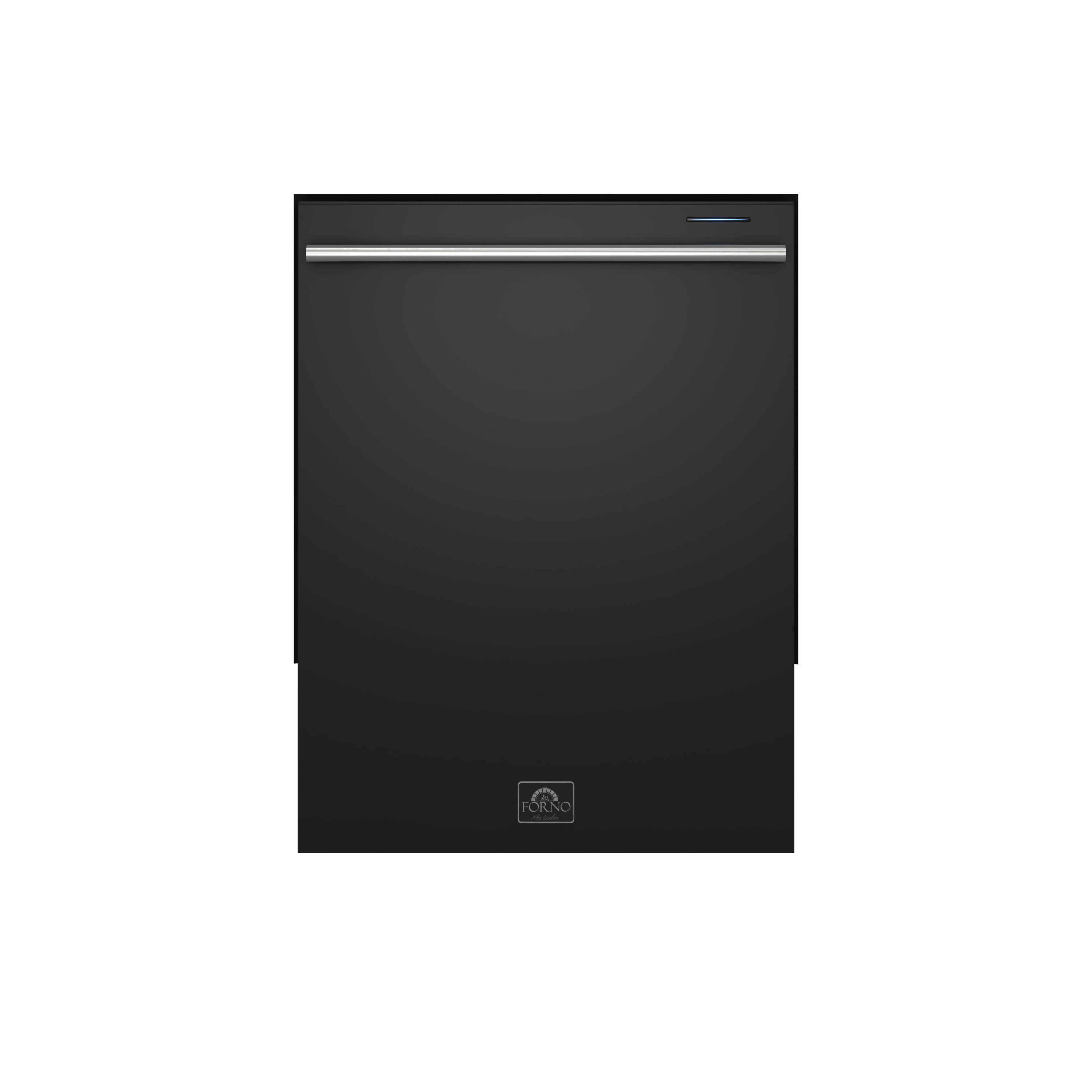 FORNO Pozzo 24-in Top Control Built-in Dishwasher ( Black ) With Third Rack, 49-Decibel Stainless Steel | FDWBI8067-24BLK | Lowe's