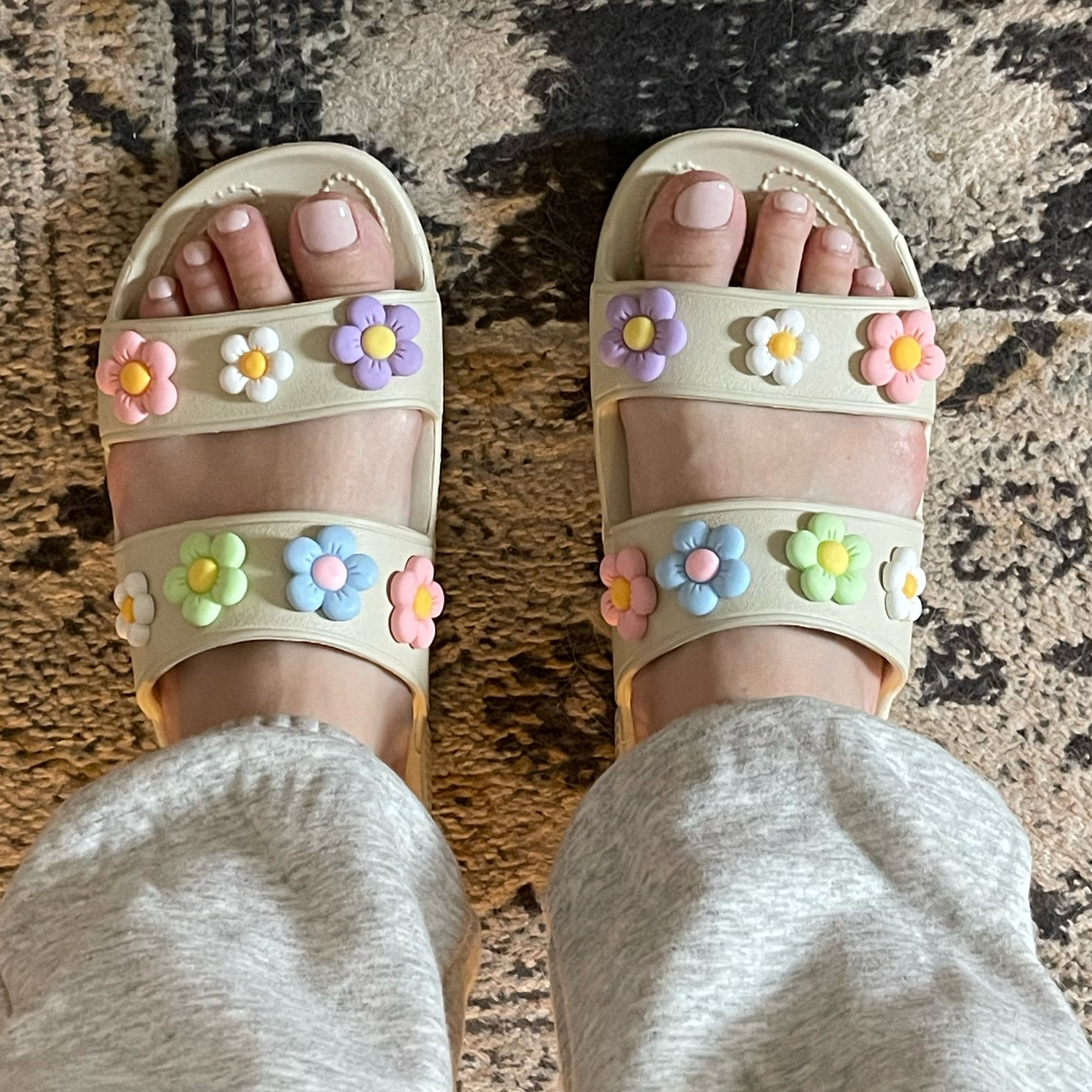 LOVE these comfy croc sandals with adorable floral jibbitz! 

#LTKfamily #LTKshoecrush #LTKunder50