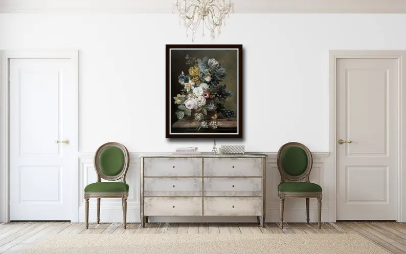 Dutch Floral Still Life Botanical Print No. 11, Giclee, Art Print, Antique Botanical, Flower Prin... | Etsy (US)