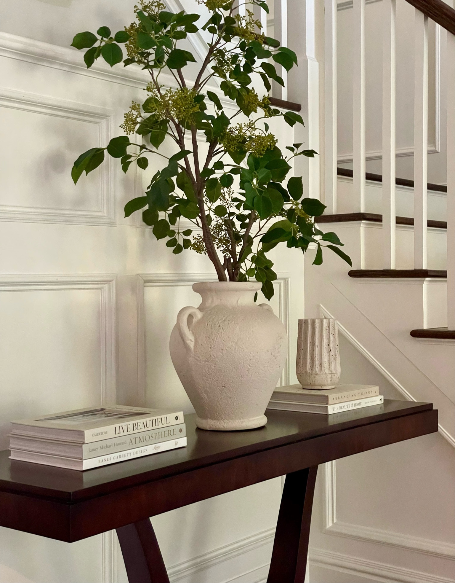 Stems: Afloral 
Table: Perigold
Books and vase: TJMaxx/HG

#LTKFallSale #LTKHome #LTKSeasonal