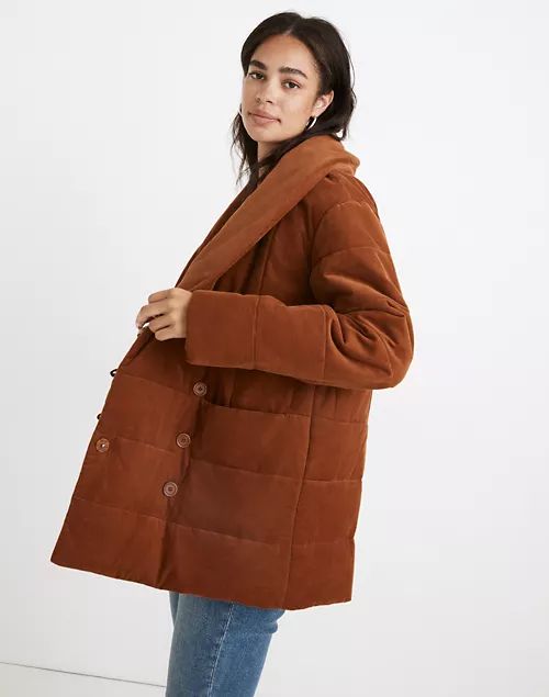 Corduroy Ensley Quilted Jacket | Madewell