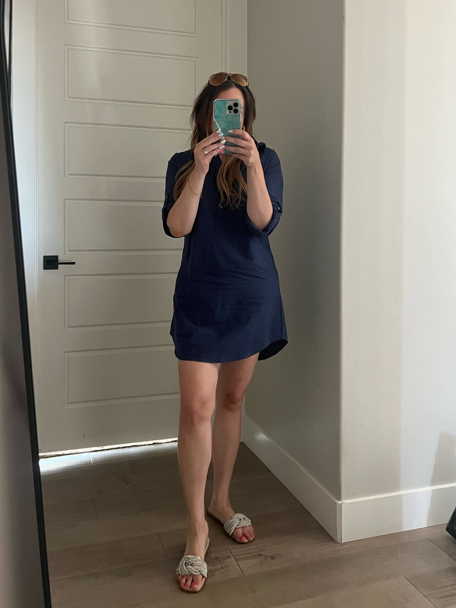 The perfect shirt dress from Amazon. I’m Wearing size S, for more oversized fit size up. Thicker material than expected. Got lots of compliments wearing it. 

#LTKunder50 #LTKFind #LTKstyletip