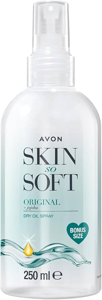 AVON SKIN SO SOFT Original Dry Oil Spray \u2013 Lightweight Moisturizing Body Oil with Jojoba & V... | Amazon (US)
