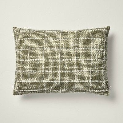 14&#34;x20&#34; Textured Grid Lumbar Throw Pillow Sage Green - Hearth &#38; Hand&#8482; with Magnolia
This item is not available

 | Target