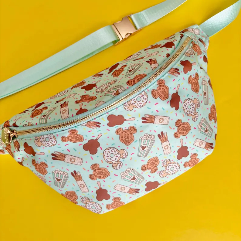 Happiest Snacks Mint XL Belt Bag | Crossbody | Bum Bag | Etsy (US)