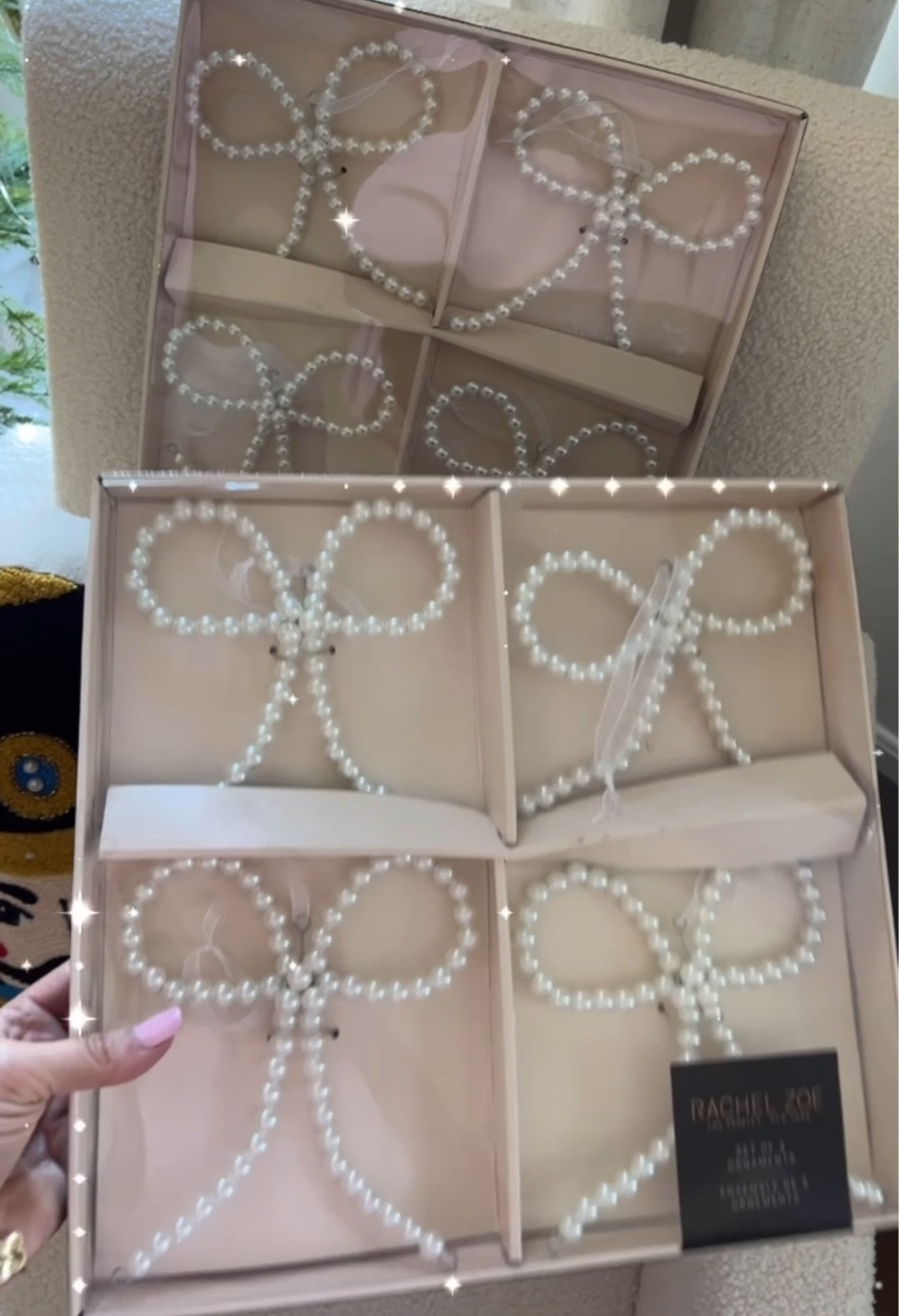 Pearl bow ornaments 🎀
In stock! 
Bow ornaments
Holiday bows 
Homegoods find  

#LTKSaleAlert #LTKHome #LTKGiftGuide