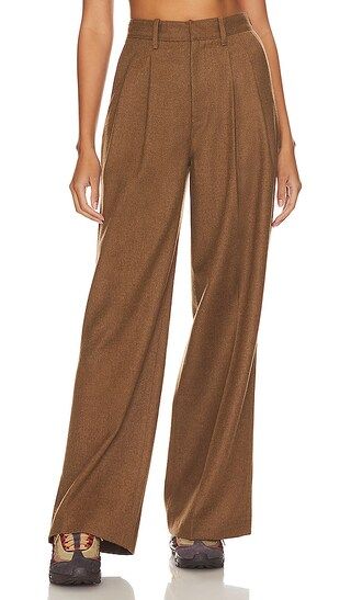 x Emrata Joan Pant in Umber | Revolve Clothing (Global)