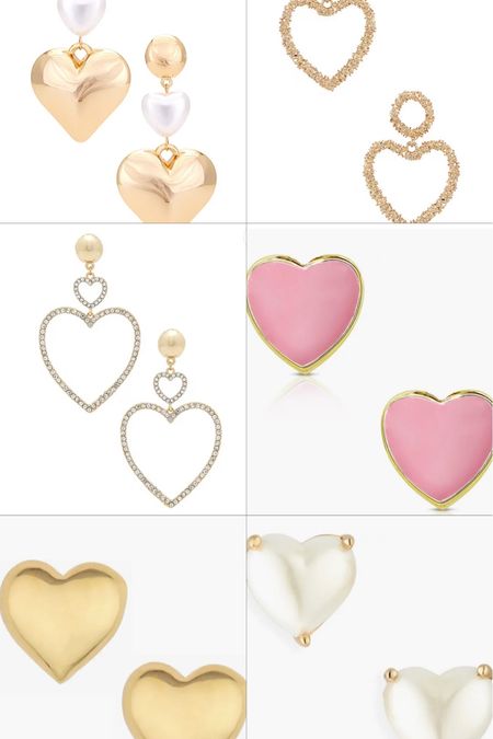 Valentine’s Day, stud earrings, statement earrings, heart earrings, gold, silver, pink, drop earrings, pearls  

#LTKSeasonal #LTKstyletip #LTKGiftGuide