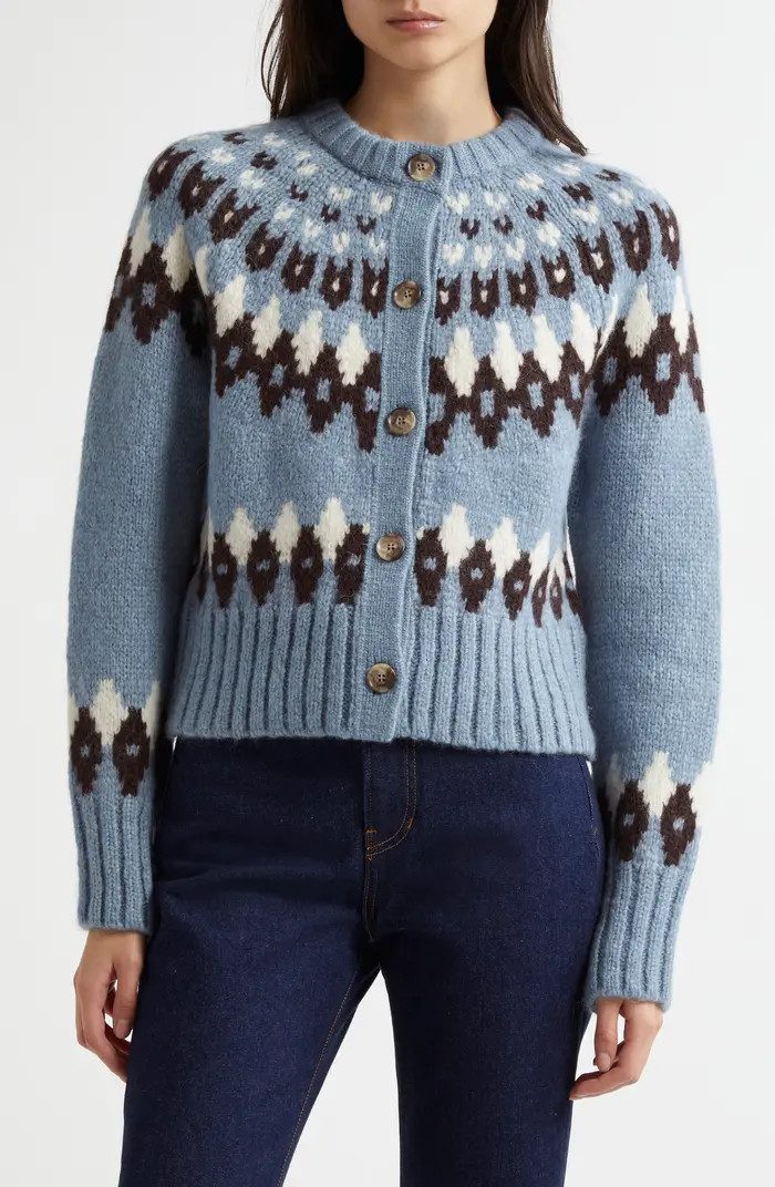 Veronica Beard Christina Fair Isle Cardigan | Nordstrom | Nordstrom