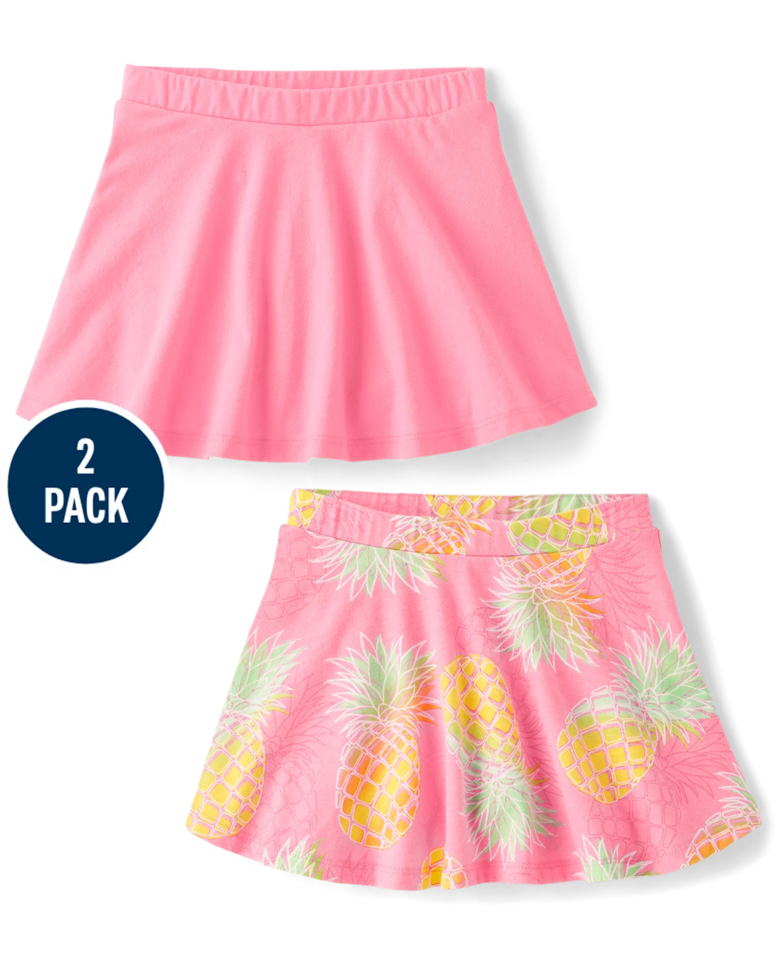 Toddler Girls Print Skort 2-Pack - pink | The Children's Place