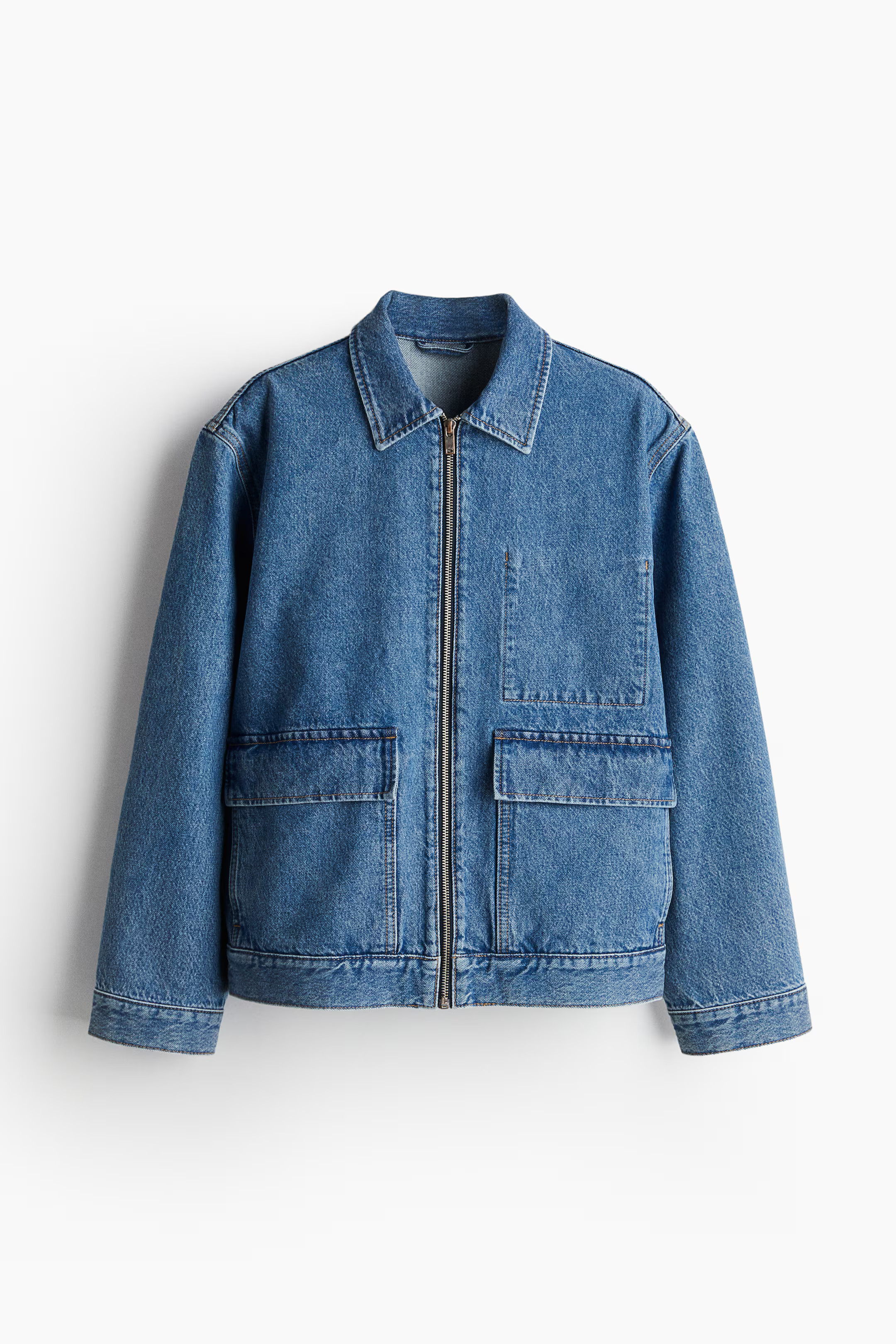 Denim jacket - Light denim blue - Ladies | H&M GB | H&M (UK, MY, IN, SG, PH, TW, HK)