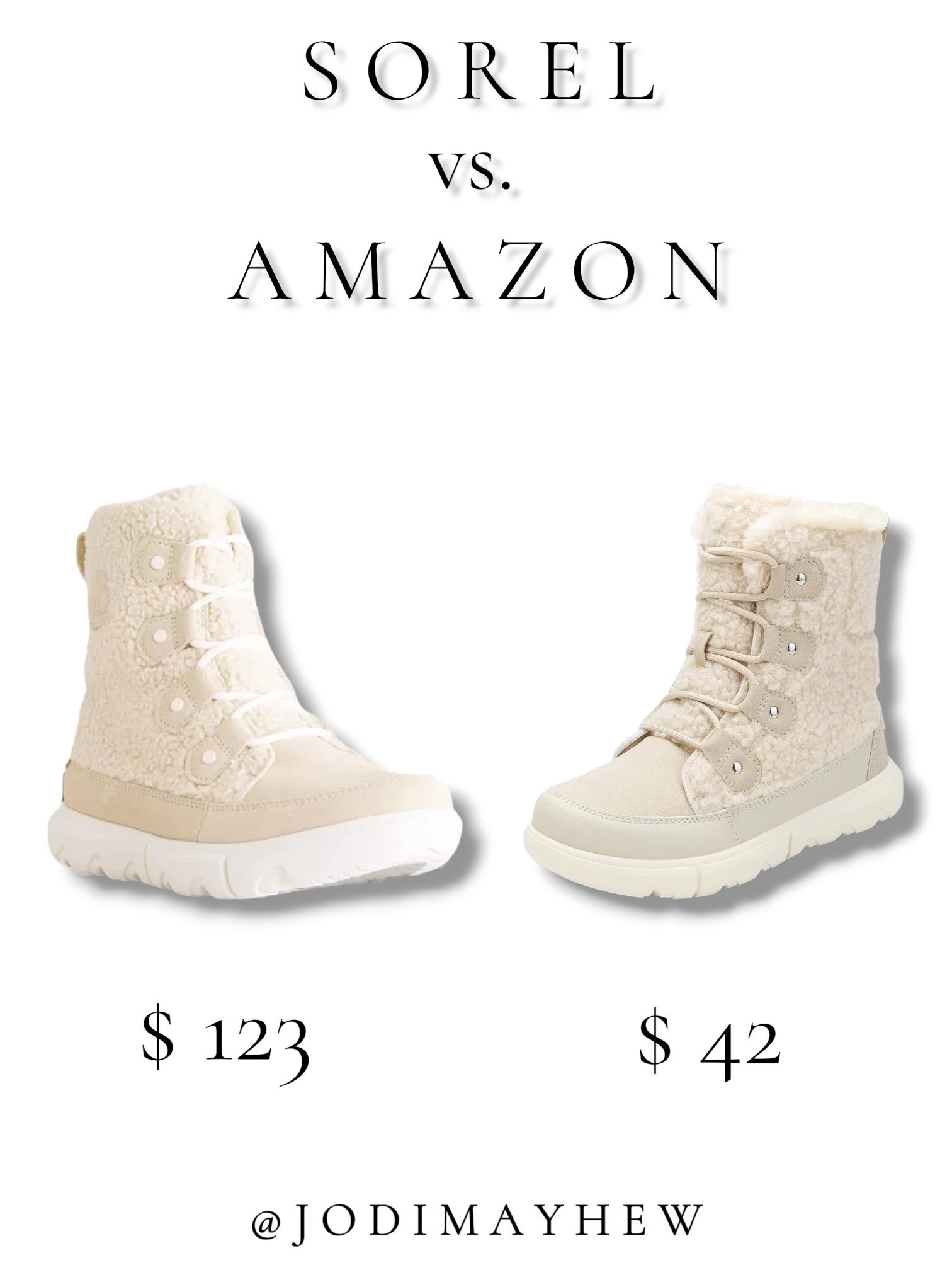 Sorel vs. Amazon: Sherpa Boots

#sherpa #winter #boots #white #ivory #shoes #sorel #amazon #fur #fall #save #splurge #luxe #less #designer #dupe #affordable #fashion #style #gift #guide #mountain #apres #ski #vacation

  

#LTKGiftGuide #LTKShoeCrush #LTKFindsUnder50
