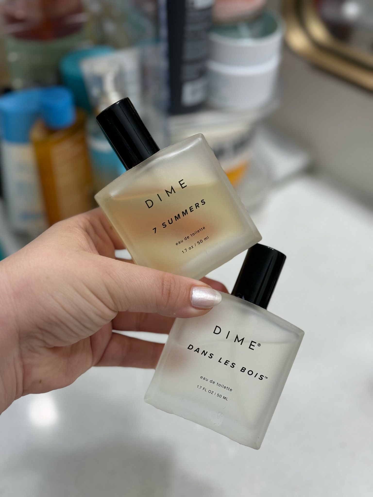 Dime beauty clean fragrance perfume
7 summers & Dans Les Bois are my faves!
Smells like bacarrat rouge 
Summer scent travel beach 
Men’s cologne gift 

#LTKBeauty #LTKSaleAlert #LTKFindsUnder50