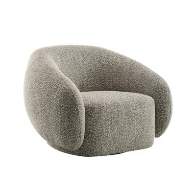 Isabel Boucle Chair With Swivel | Wayfair North America