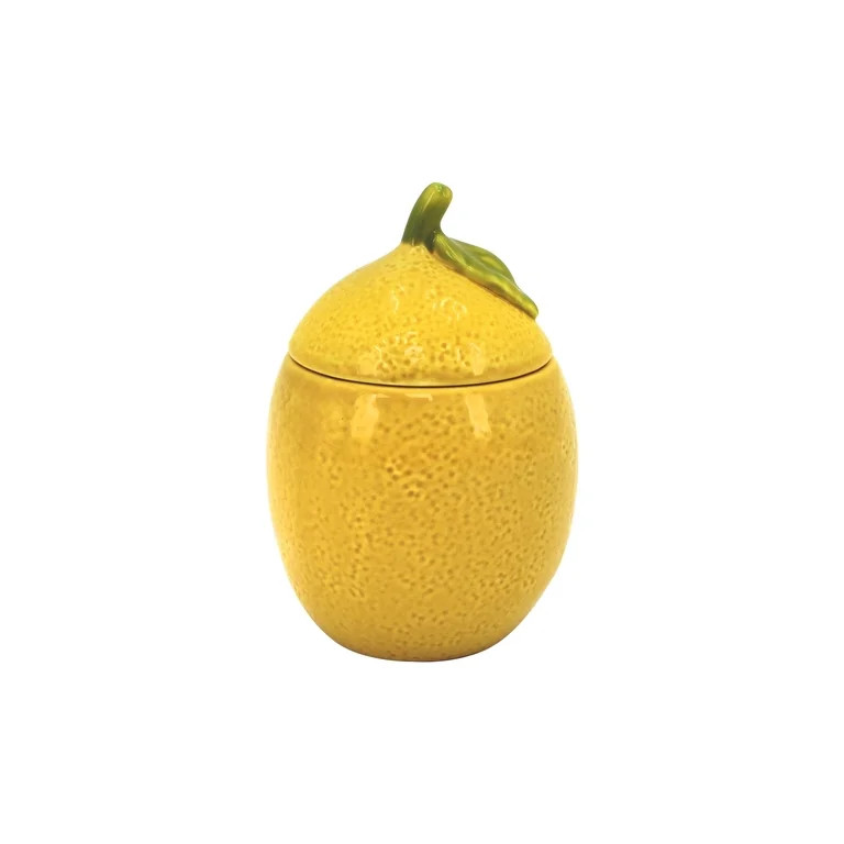 Better Homes & Gardens 1-Wick Ceramic Fruit Candle, Lemon and Mint, 6 oz | Walmart (US)