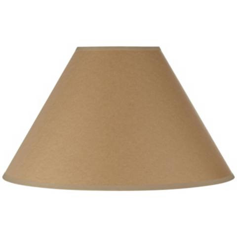 Kraft Paper Hardback Empire Lamp Shade 6x17x11 (Spider) | Lamps Plus