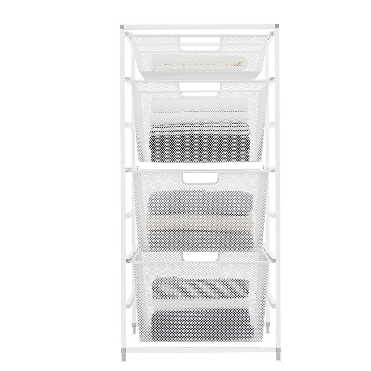 Elfa Mesh Narrow Drawer Solution | The Container Store