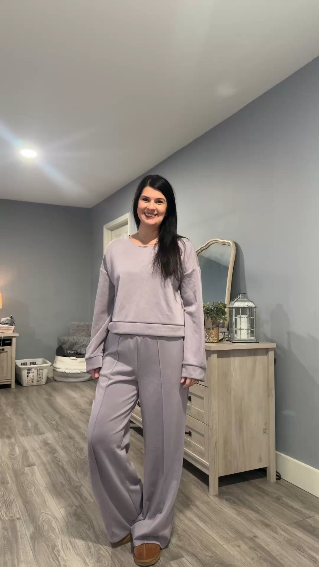 We’ve been inside preparing our home for the winter weather we’re due to have tonight into this week. South Alabama isn’t used to below freezing temps! 
This ultra soft set was perfect for my day!!! I finished laundry, changed my sheets and put on a pot of beef stew, and now I’m letting my body rest  

#LTKSeasonal #LTKOver40 #LTKootd