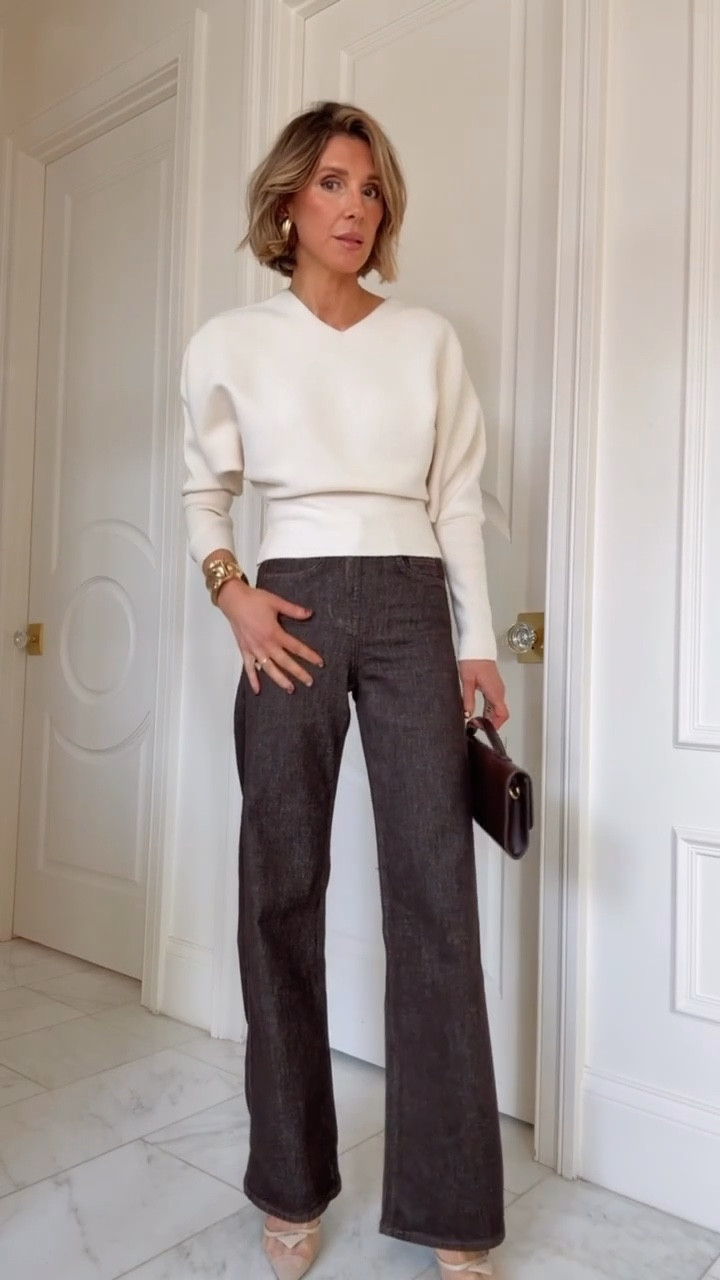 A neutral, classy Zara outfit under $150 🤍 these pieces look so much more expensive than they are. I’m 5’7”, wearing size small on top and 2/25 in bottoms for reference. @Zara 

#LTKootd