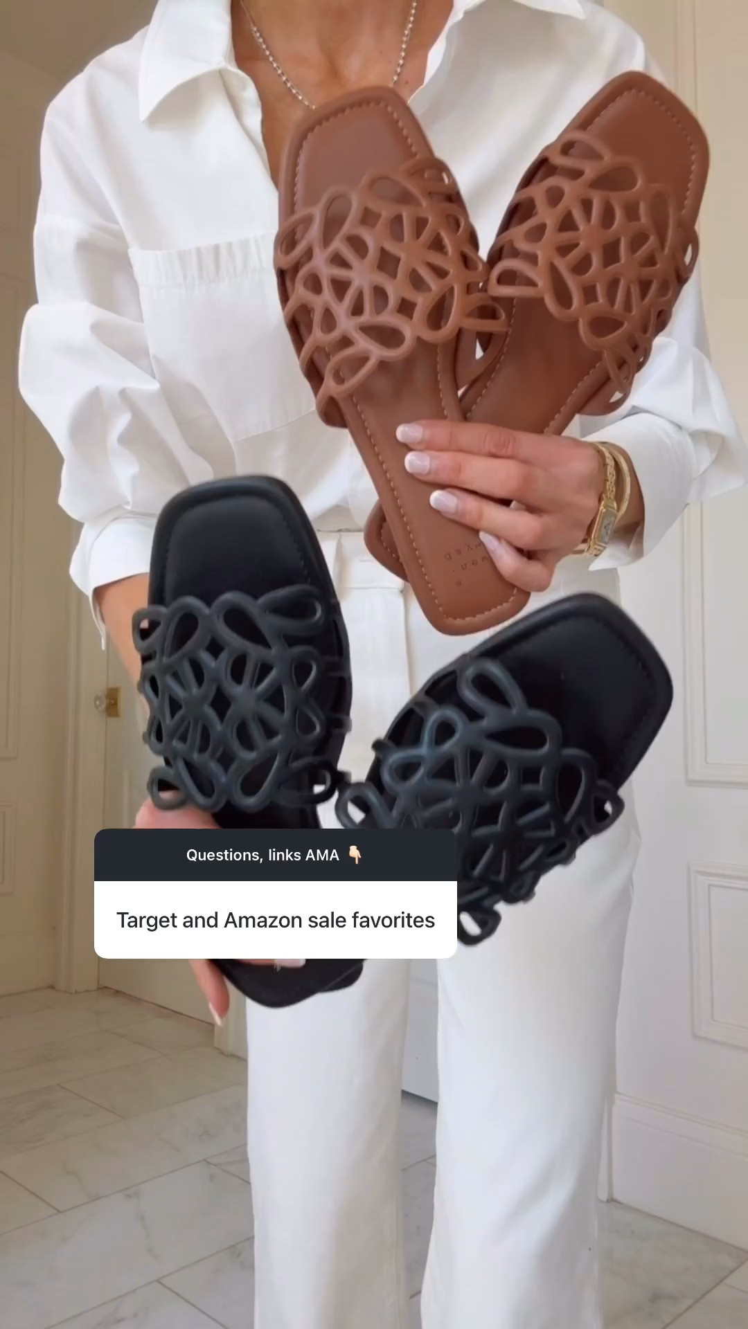 Love these designer inspired sandals from @Target