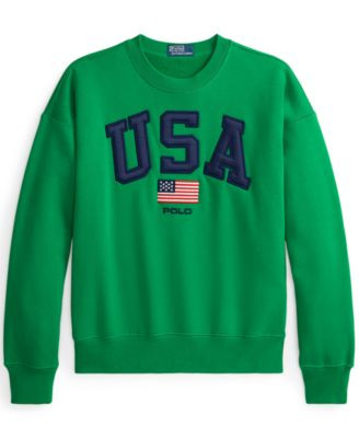 Polo Ralph Lauren Men's Vintage Fit Flag Fleece Sweatshirt - Macy's | Macy's