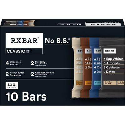 RXBAR Protein Bars Variety Pack - 18.3oz/10ct | Target