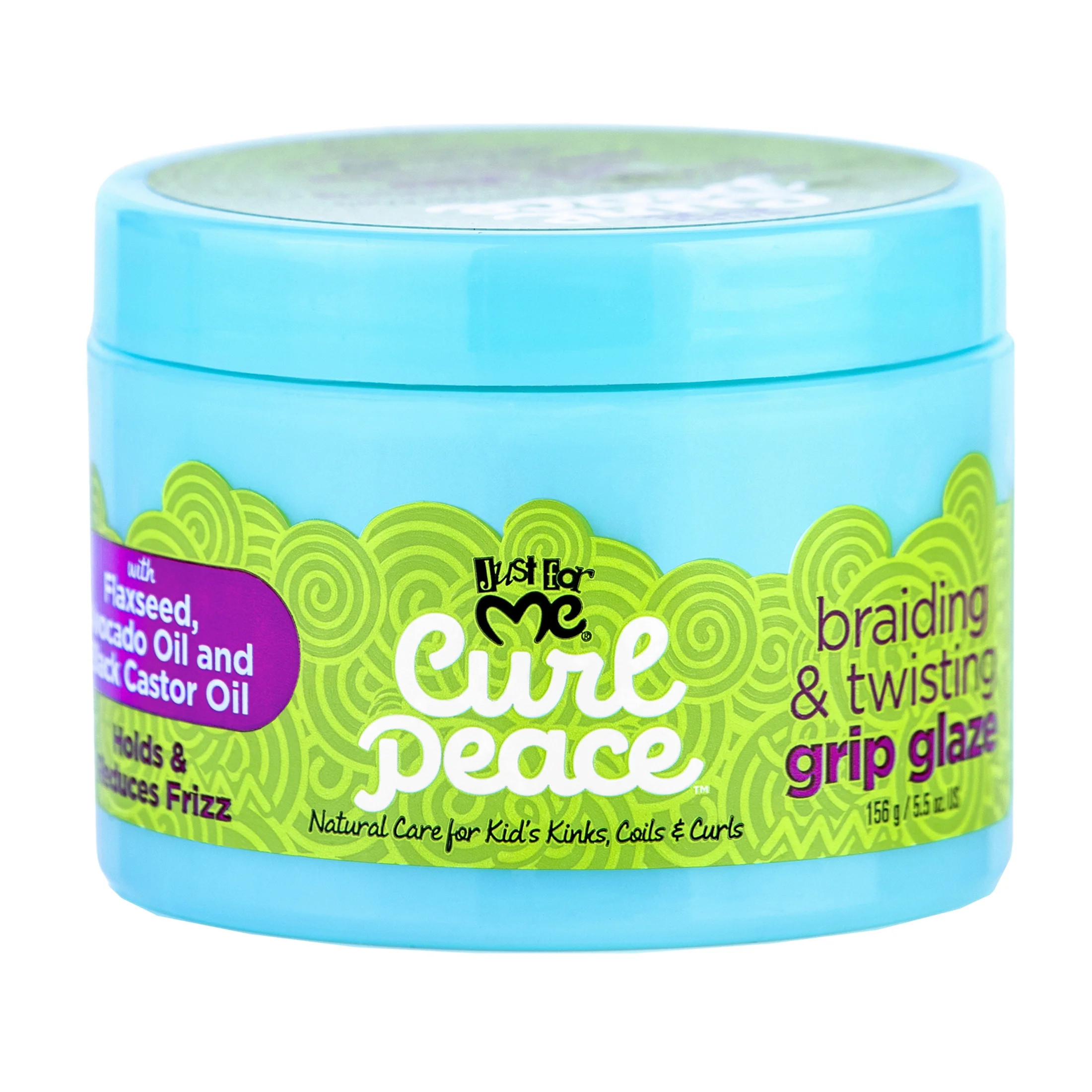 Just For Me Curl Peace Grip Glaze Nourishing Hair Styling Cream, 5.5 oz, Curly Hair | Walmart (US)