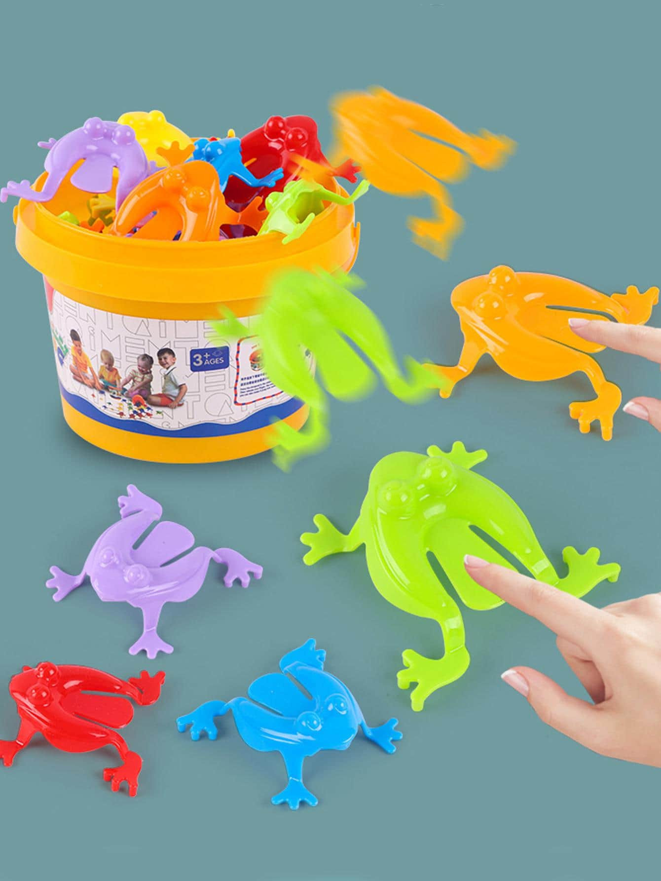 50pcs Frog Shaped Random Color Toy | SHEIN