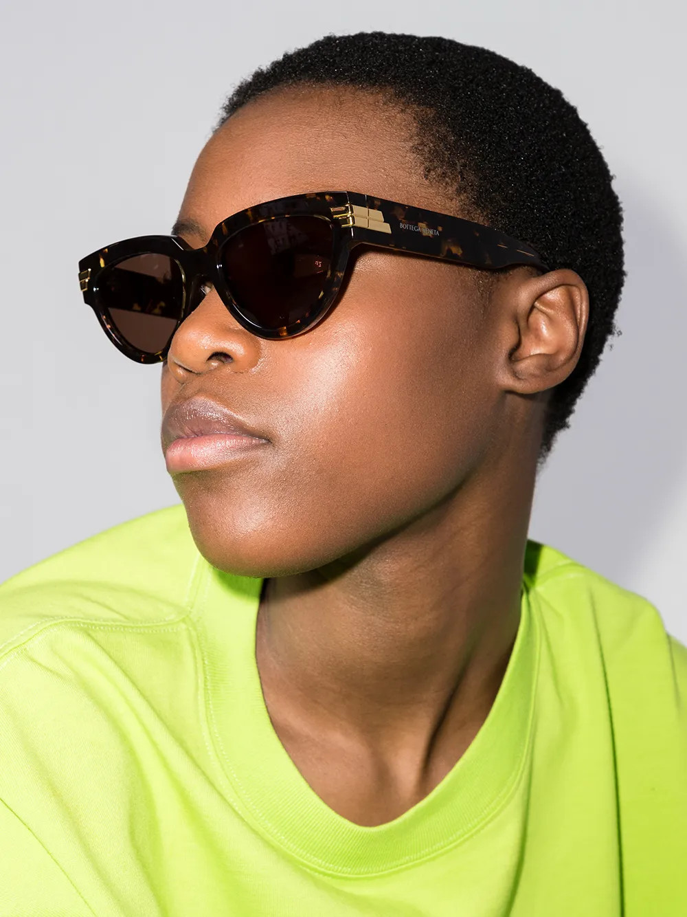 tortoiseshell-effect cat-eye sunglasses | Farfetch Global