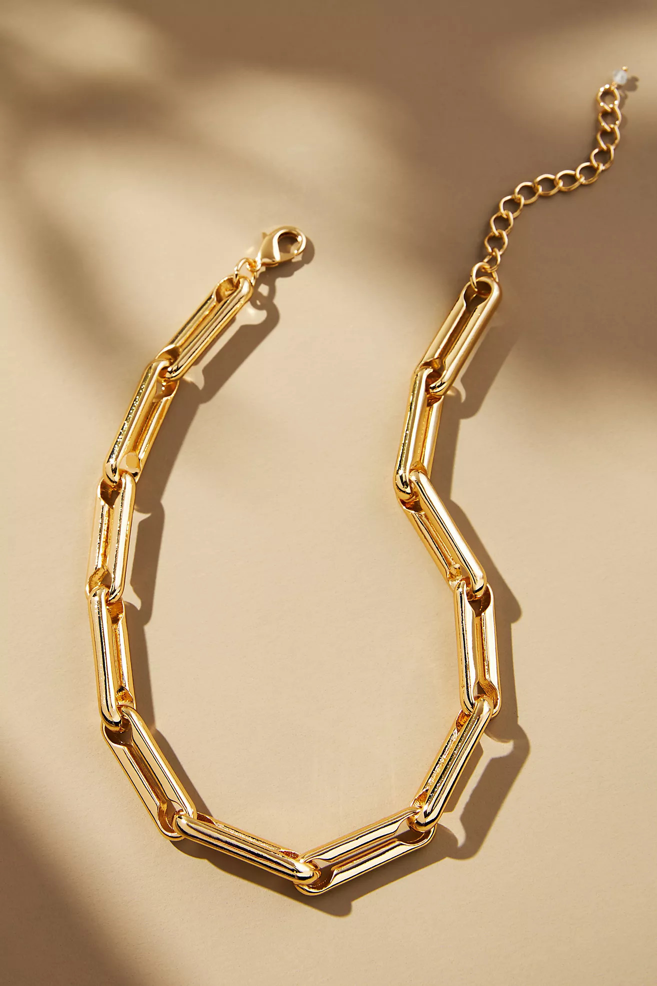 XL Link Collar Necklace | Anthropologie (US)