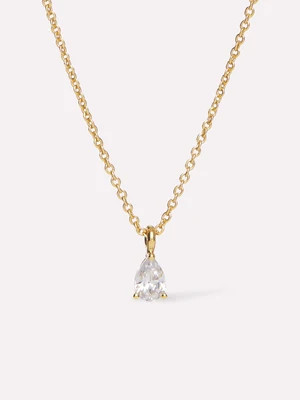 Delicate Solitaire Pendant - Elise Pendant | Ana Luisa Jewelry | Ana Luisa