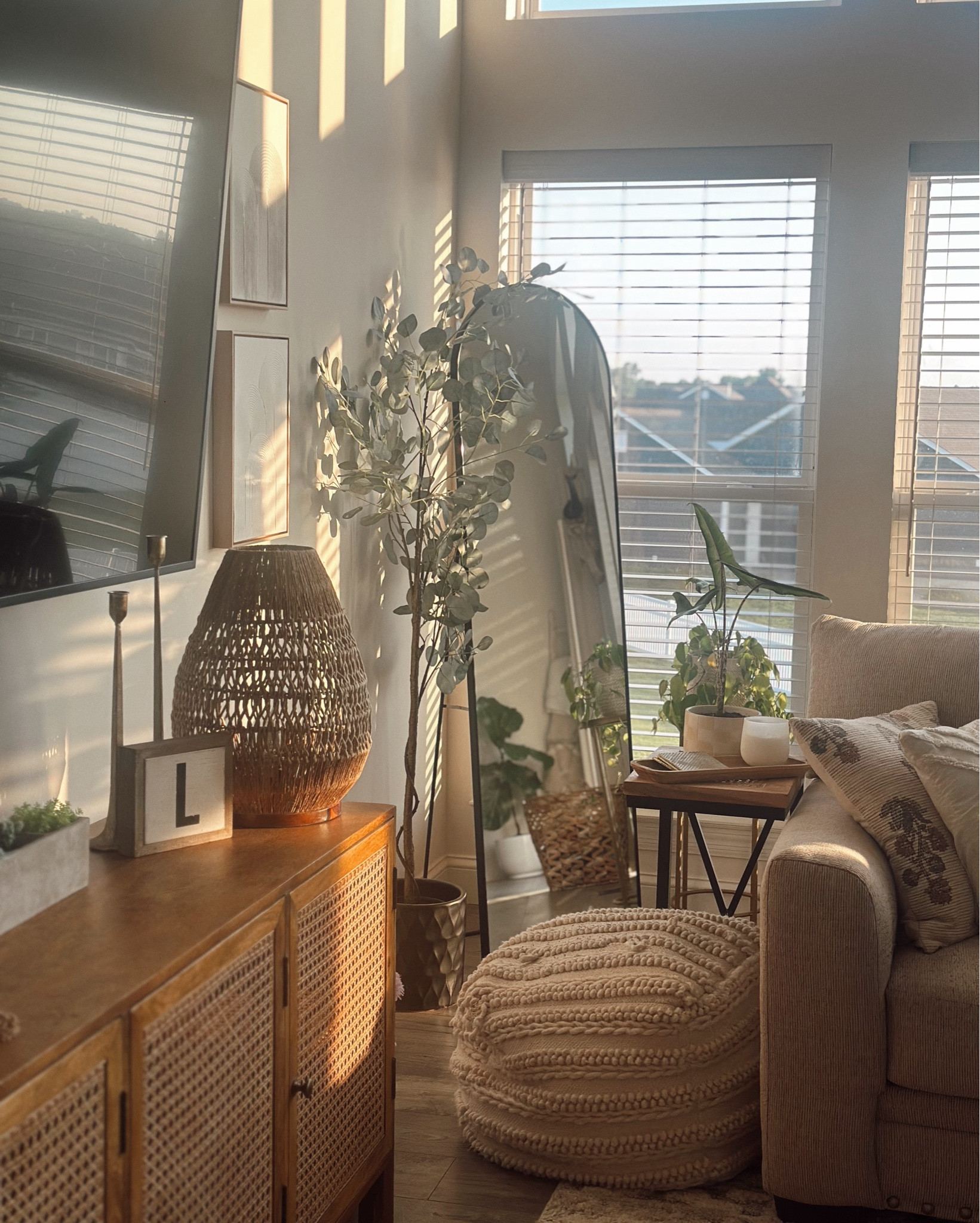 Target living room decor finds I have + love - sale 🔔 alert ‼️ 

We love all these windows in our house and 11 ft ceiling’s - will be doing it in the next one we build makes | the area feel so much bigger + brighter in here with all the natural light. My plants also love it 🌿🌱🪟🏡🚜🌾

#LTKSaleAlert #LTKU #LTKHome