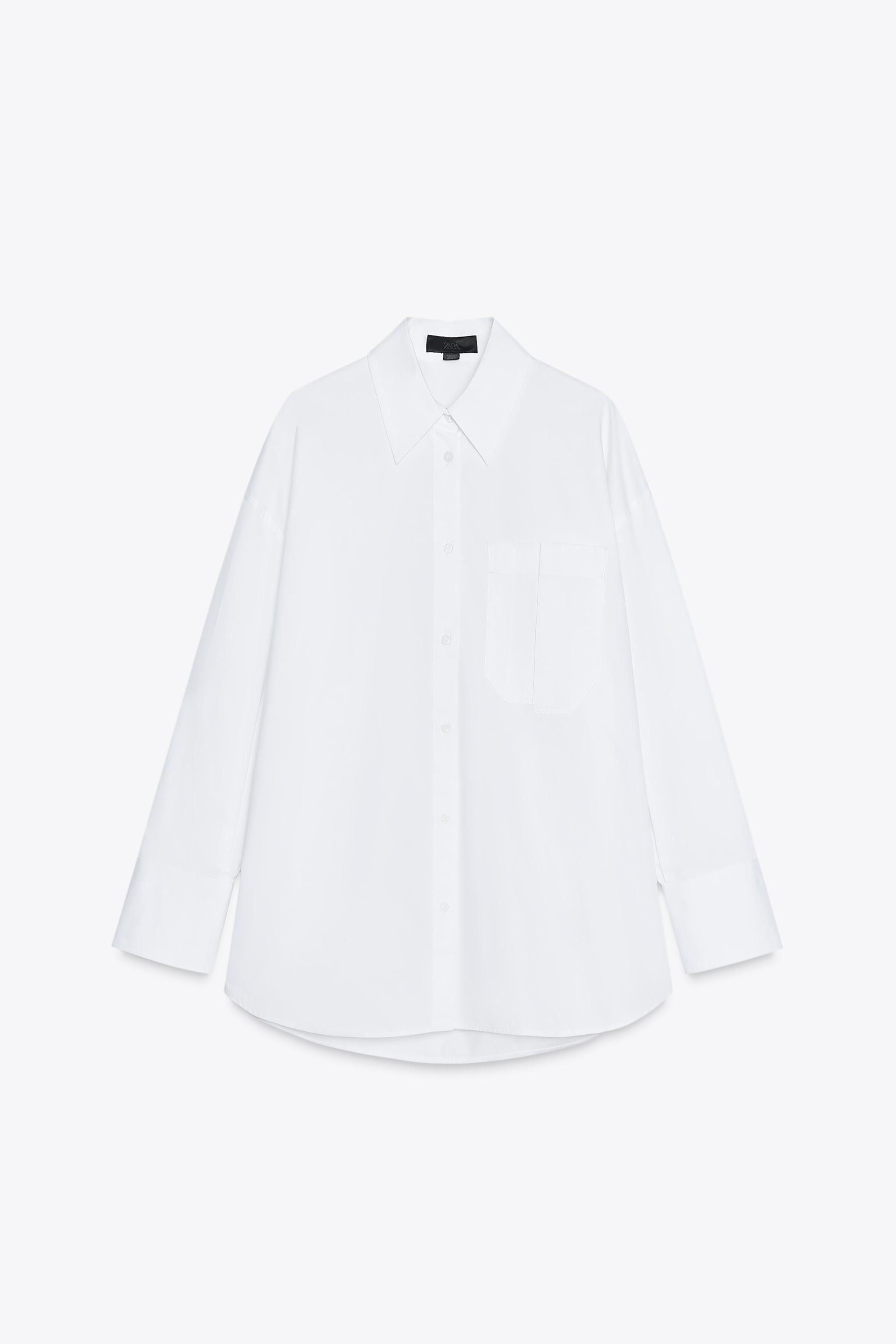 OVERSIZE SHIRT WITH POCKET | Zara UK