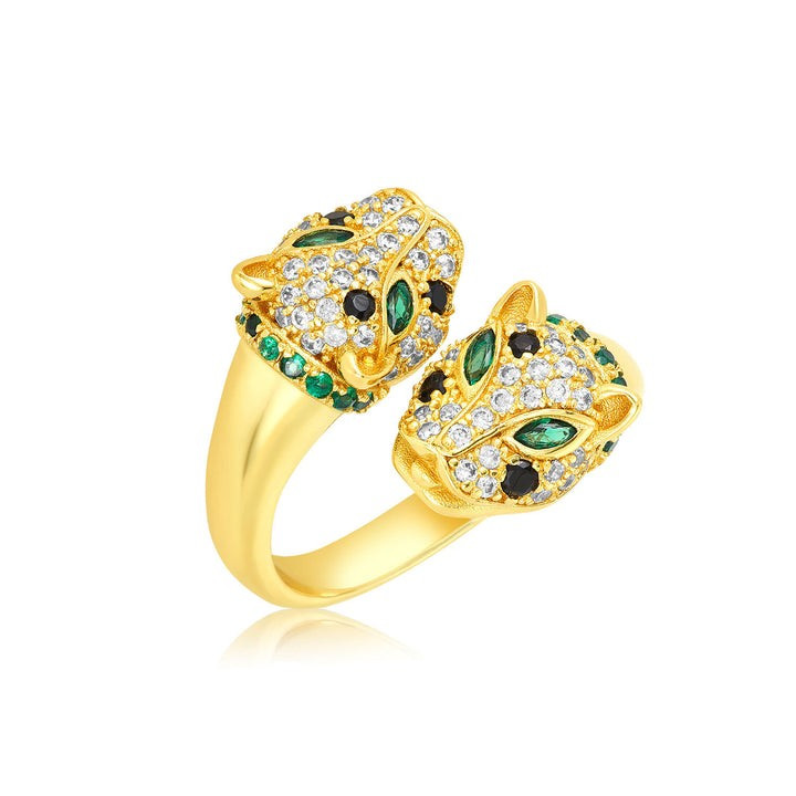 Double Jaguar Ring | Melinda Maria