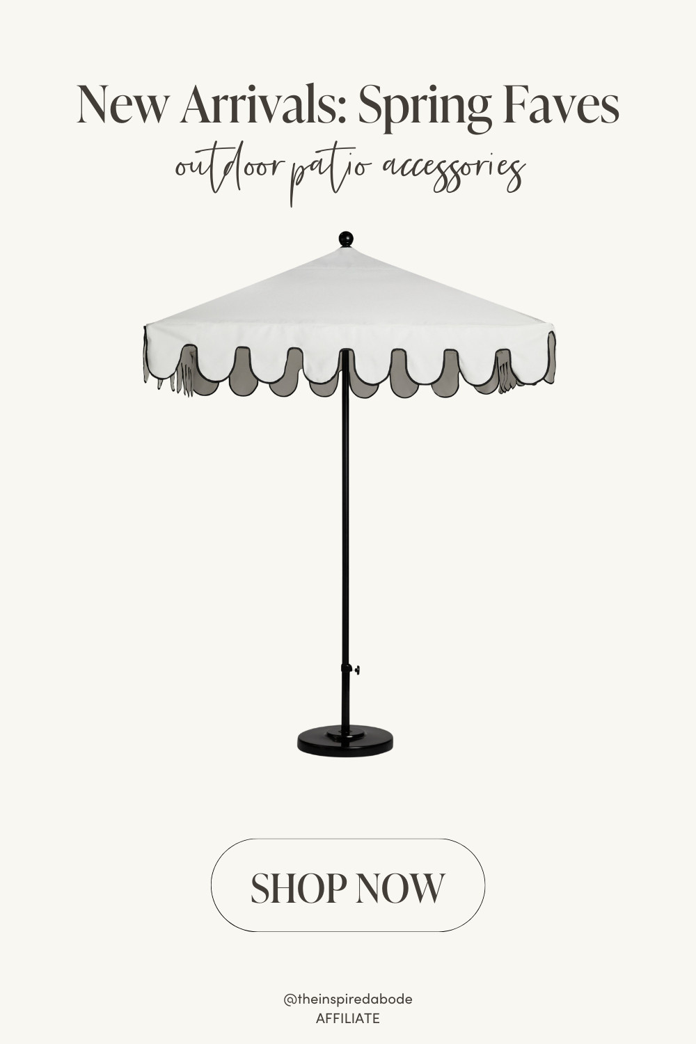 This classic patio umbrella provides shade while still keeping the space feeling clean and stylish. Perfect for outdoor dining areas or lounge seating by the pool!  

 #LTKSeasonal #LTKHome #LTKSwim