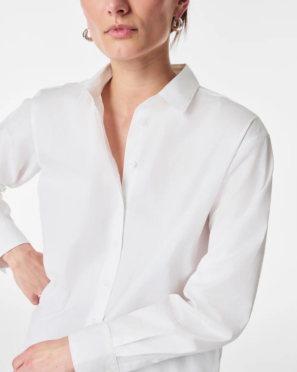 SPANX® Poplin Oversized Button-Down | Spanx