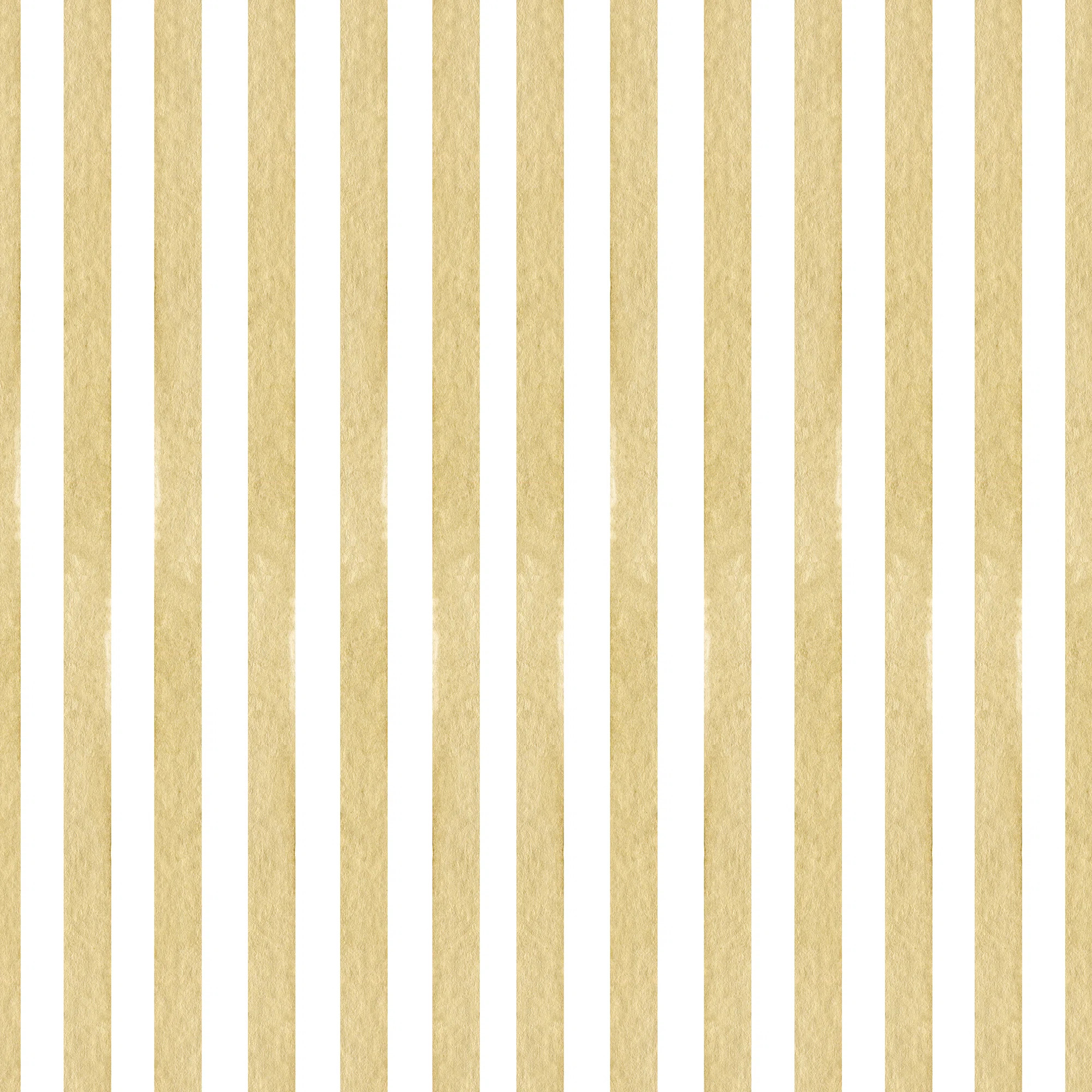 Mustard Vertical Stripe Peel And Stick Wallpaper Roll | Wayfair North America