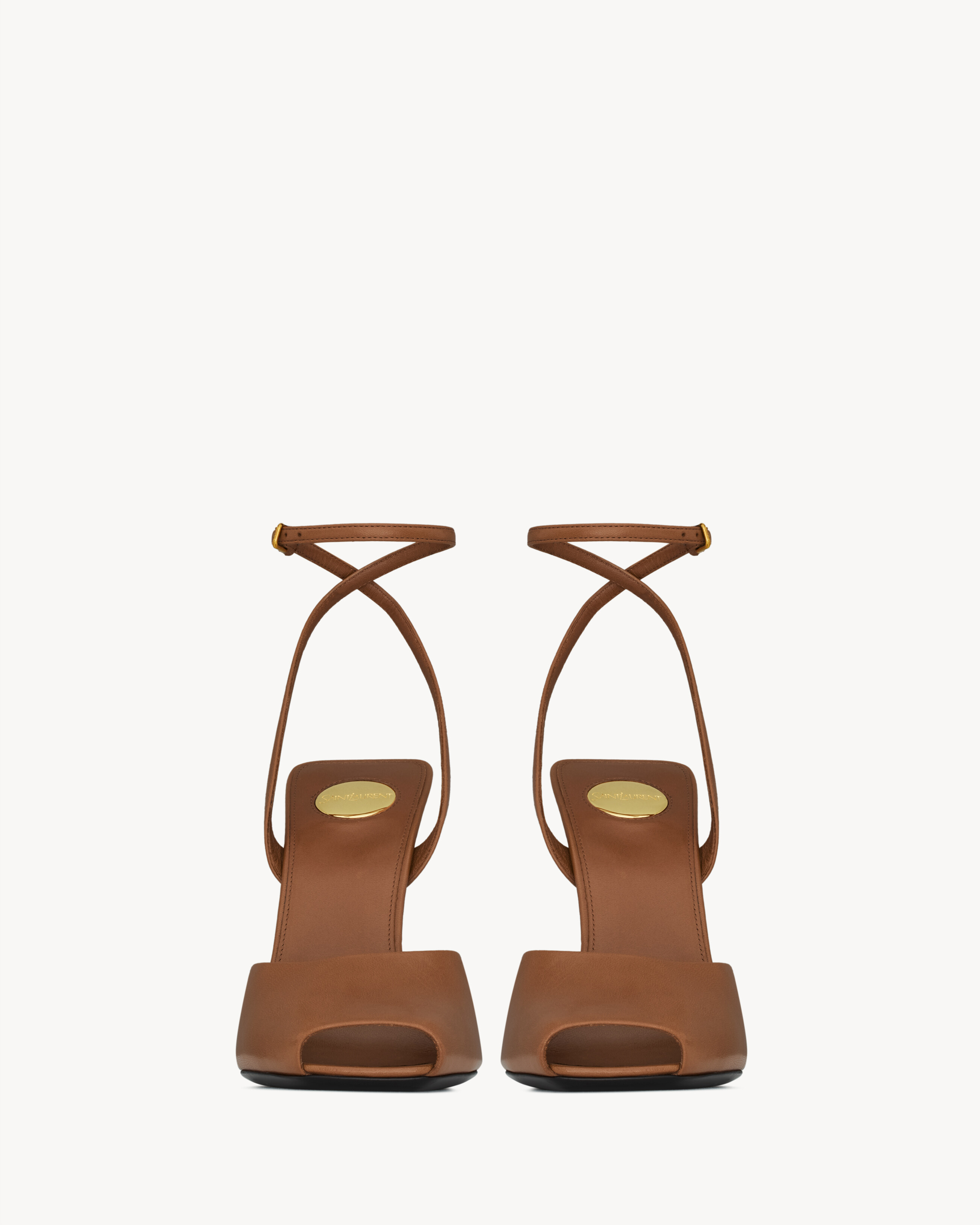 LA SCANDALE sandals in smooth leather | Saint Laurent Inc. (Global)