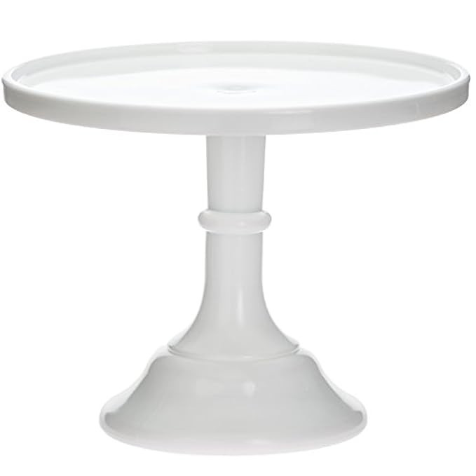 Mosser Glass 12" Milk Glass Cake Plate/stand | Amazon (US)