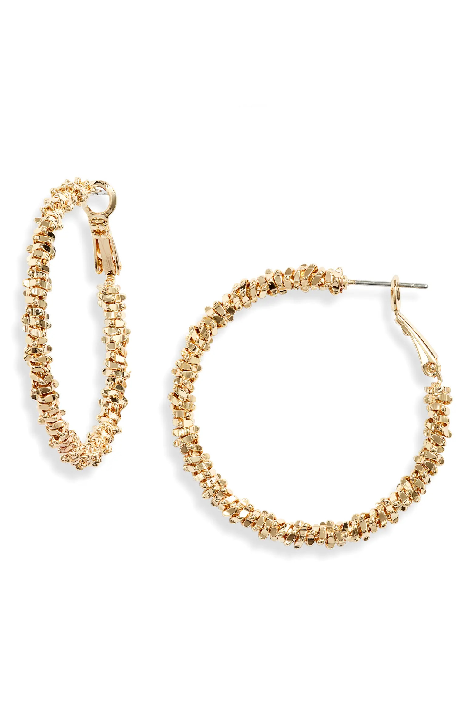 Beaded Hoop Earrings | Nordstrom