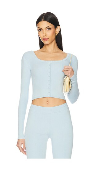 Holly Top in Blue | Revolve Clothing (Global)