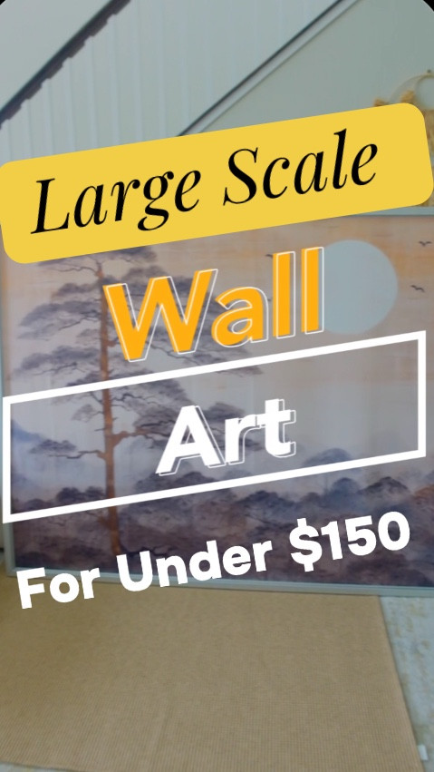LARGE DIY Wall Art for under $150

#LTKdayinmylife #LTKHome