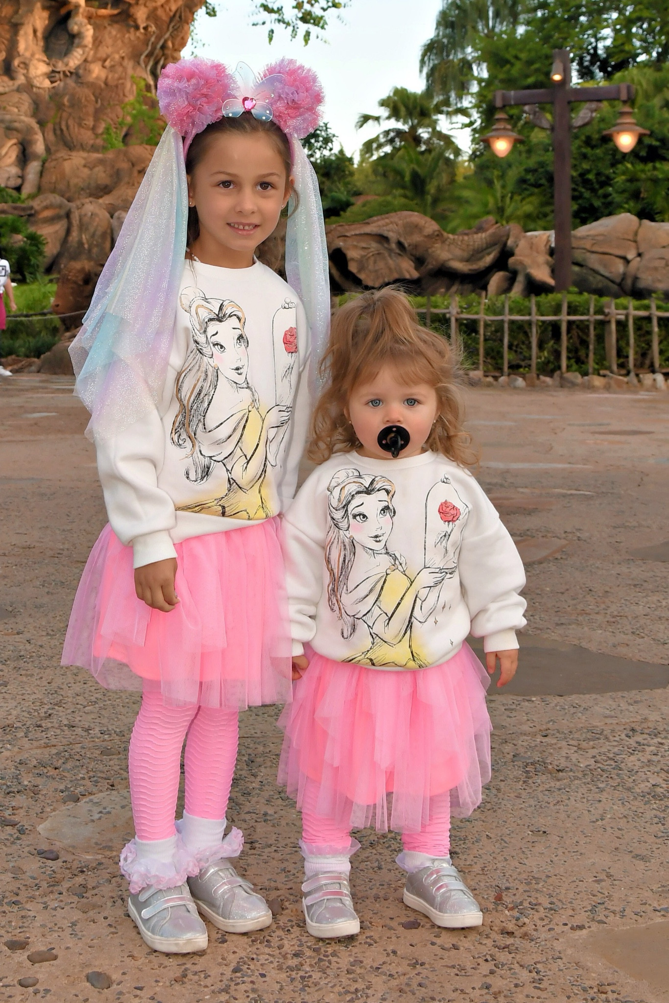 These leggings and dresses were so perfect together in Disney 😭💗 and the dresses looked like skirts in the morning while it was cooler out when I had a sweatshirt layered over 

#LTKKids #LTKBaby #LTKFamily