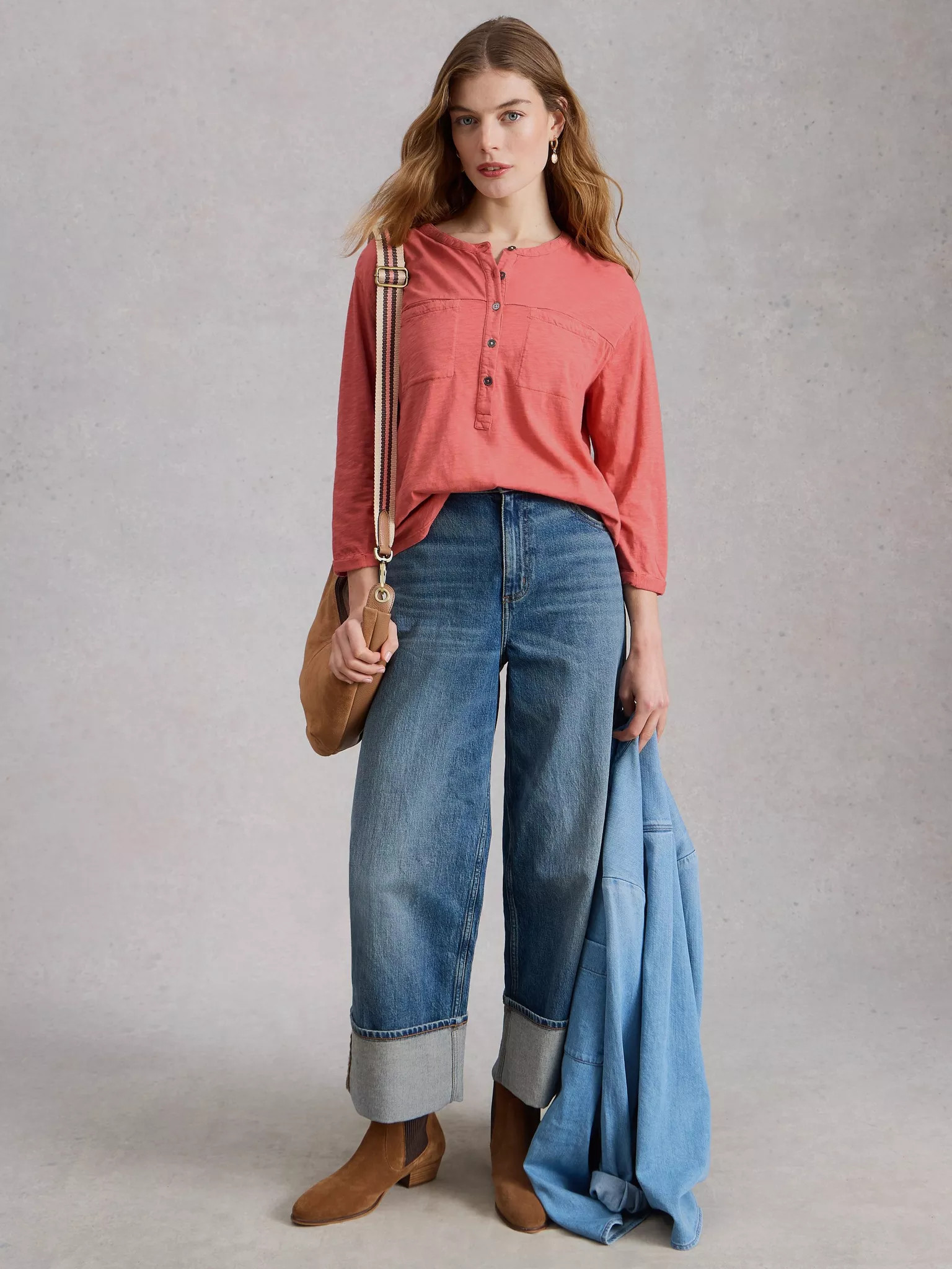 BETH 34 SLEEVE SHIRT | White Stuff UK