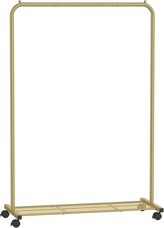 SONGMICS Clothes Rack with Wheels, 35.8 Inch Garment Rack, Clothing Rack for Hanging Clothes, wit... | Amazon (CA)